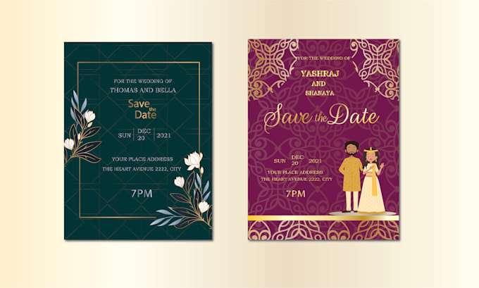do unique wedding invitation cards
