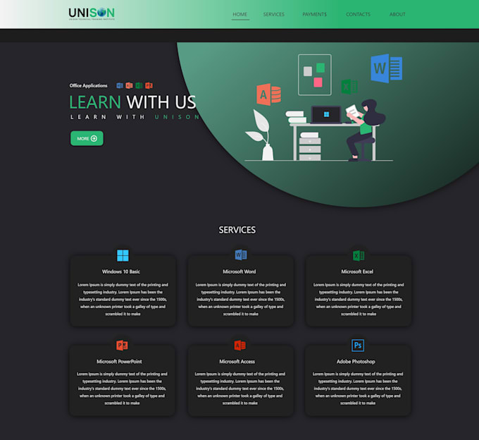 Design your complete website with pure html css and js by Manowar ...