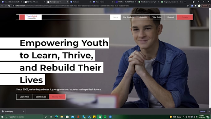 design a custom website