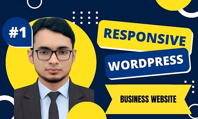 build a responsive wordpress business website or redesign