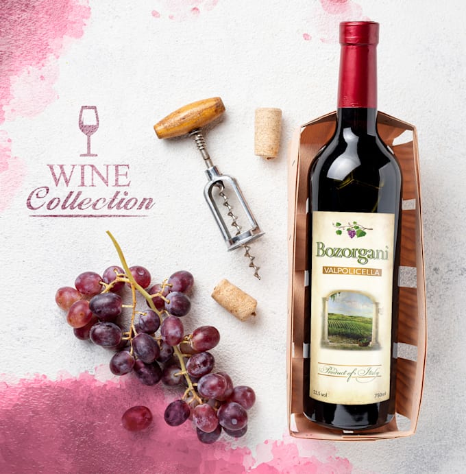 Design your wine or other spirit label by Graphicartxpert Fiverr