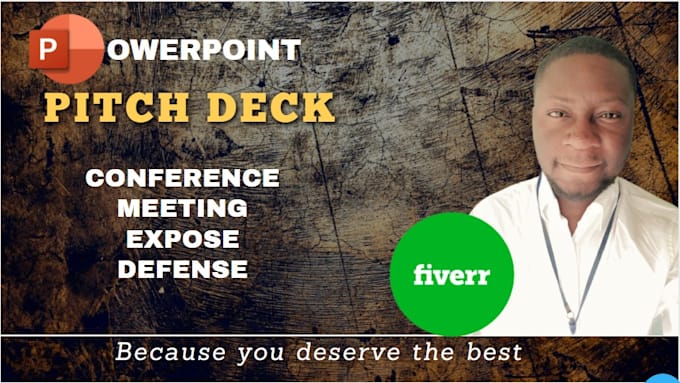 design a pitch deck powerpoint presentation