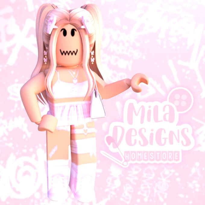 Roblox free gfx♡︎  Roblox gifts, Roblox animation, Pink