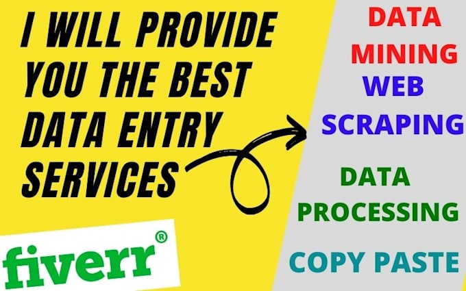 do excellent data entry, data mining, web scrapping