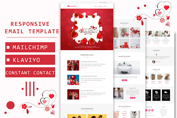 create klaviyo email template