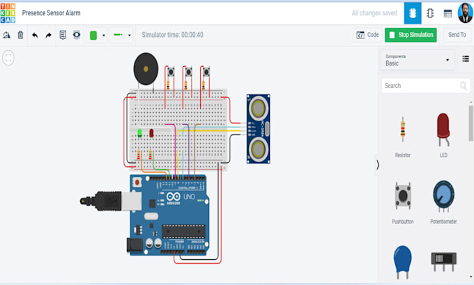 Do creative tinkercad, arduino simulation by Qurayshimbk2021 | Fiverr
