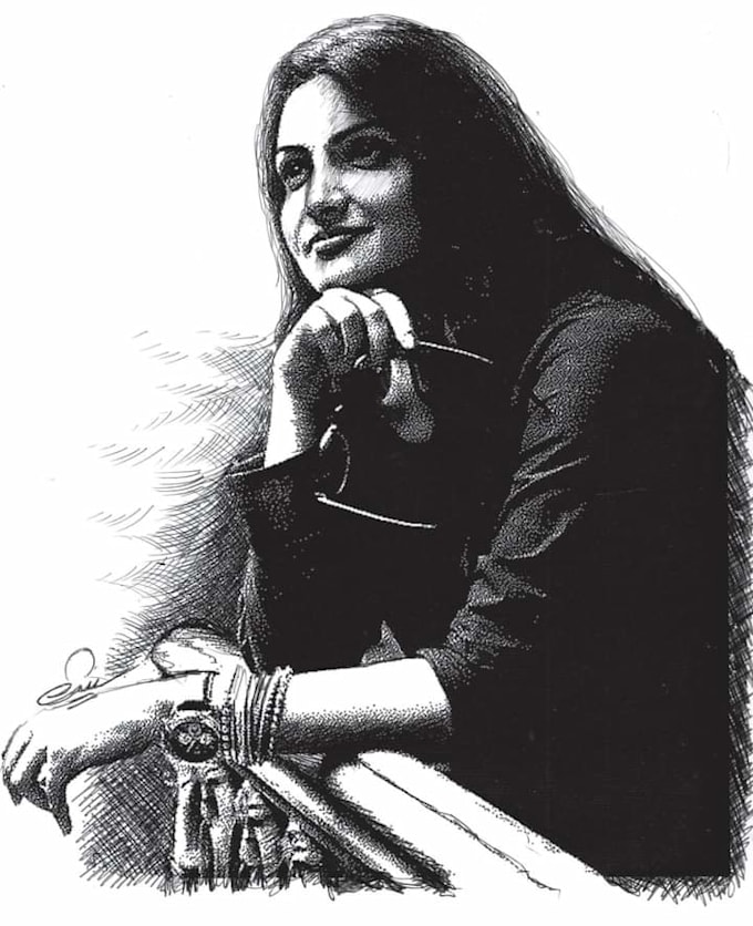 draw anything with pencil sketch portrait handmade drawing