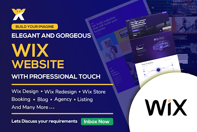 build wix site, wix design, wix redesign, wix store