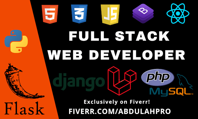 Do full stack web development using php mysqli and python flask by ...