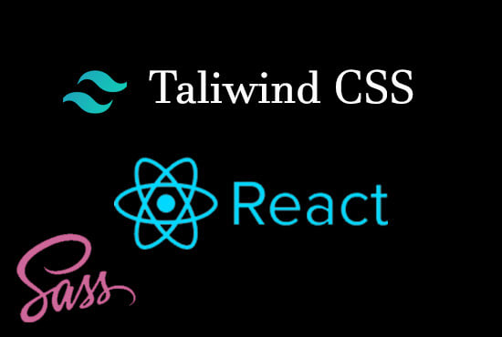 do responsive website with tailwind CSS sass react nextjs