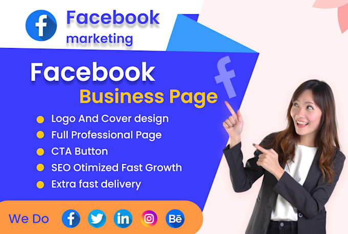 do impressive facebook business page setup and optimization