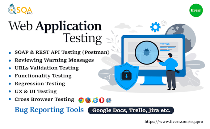 Do web application testing qa and review by Sqapro | Fiverr