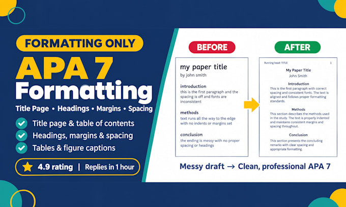 format your document in apa 7
