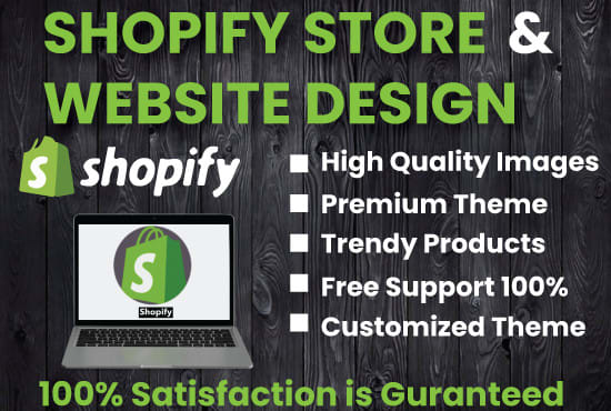 design profitable print on demand shopify websites or stores