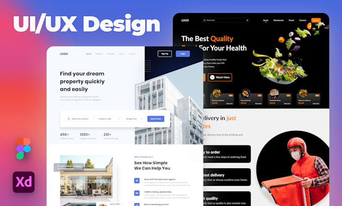 create an exclusive web UI UX design in figma prototype