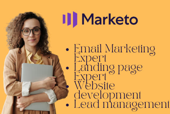 Design marketo landing page templates and html by Catherine hub Fiverr