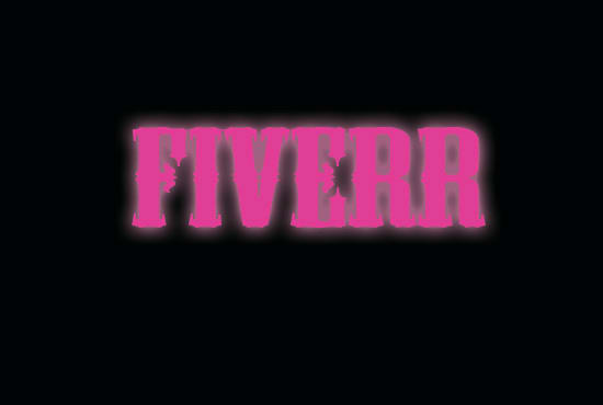 design a super neon glow photo or logo