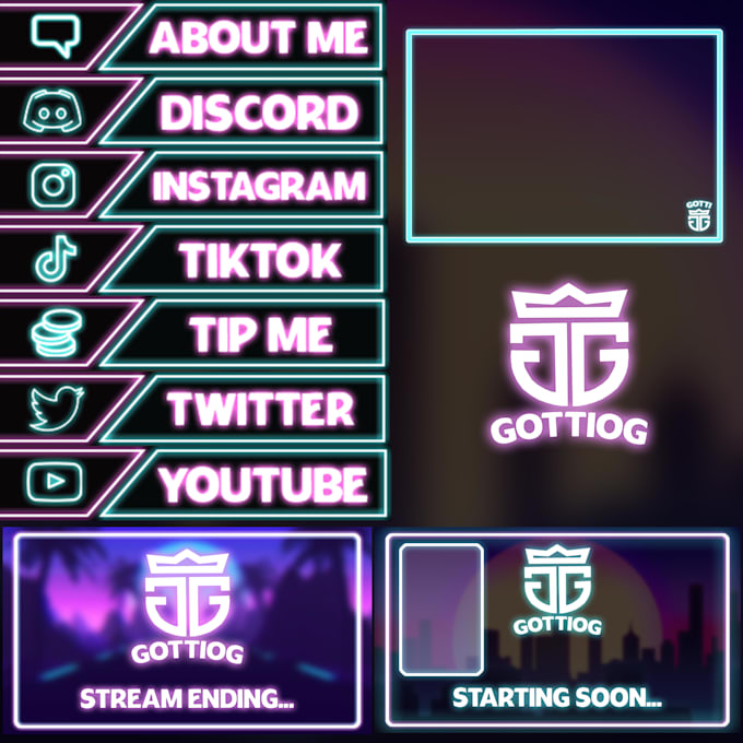 make you custom twitch graphics