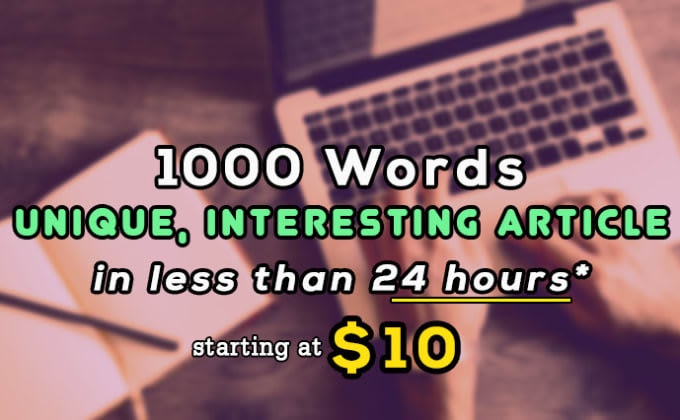 write 1000 words article on any topic