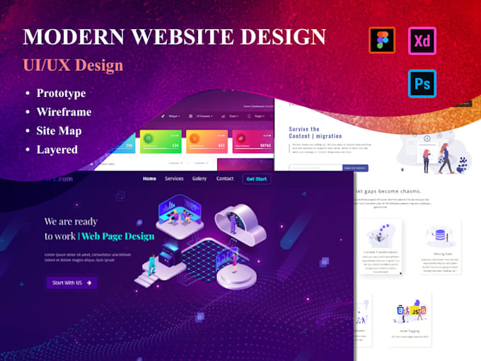 Do responsive website design and mobile apps uiux by Designer_mir | Fiverr