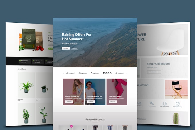 create custom wordpress woocommerce online store or eshop