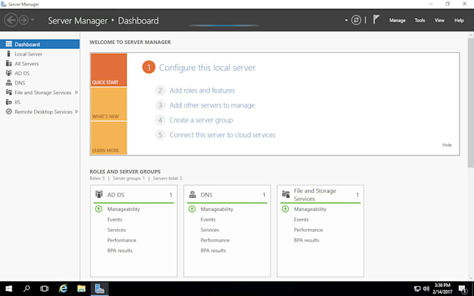 manage your desktop or laptop and server