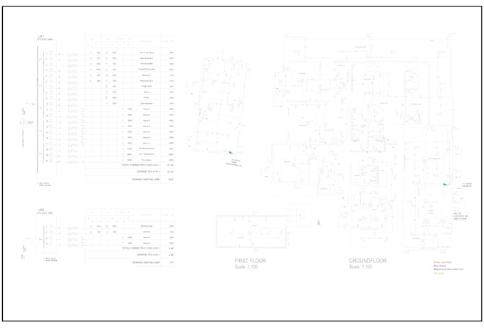 prepare electrical shop drawings for residential and commercial projects