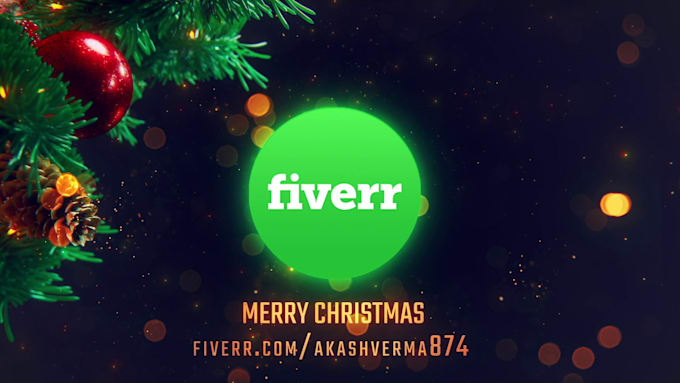 create amazing christmas intro