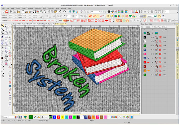 Do flat, logo, patch, puff, complex, hats, lettering, embroidery design ...