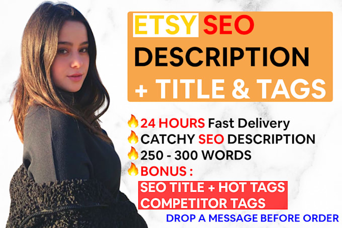 write seo etsy product description for your etsy products