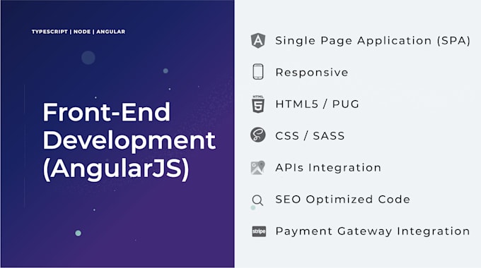 Develop frontend in angular by Kharb_shaurya | Fiverr