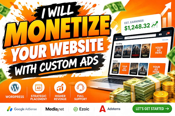 provide the best website monetization ads service to earn