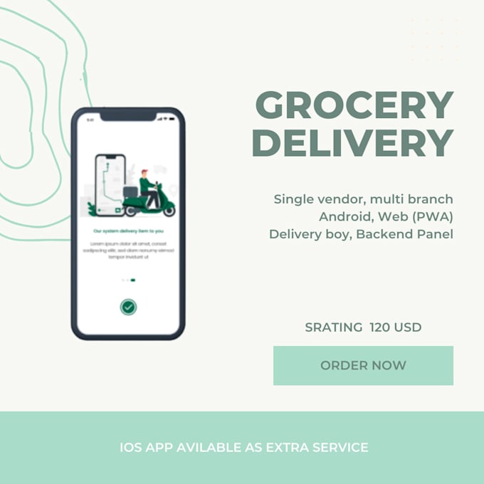 build a single vendor multibranch grocery delivery app
