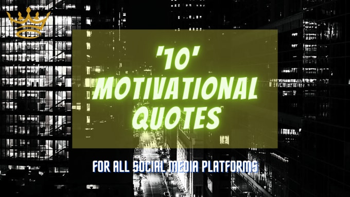 Design 10 unique motivational quotes fhd images for you by Mahanty ...