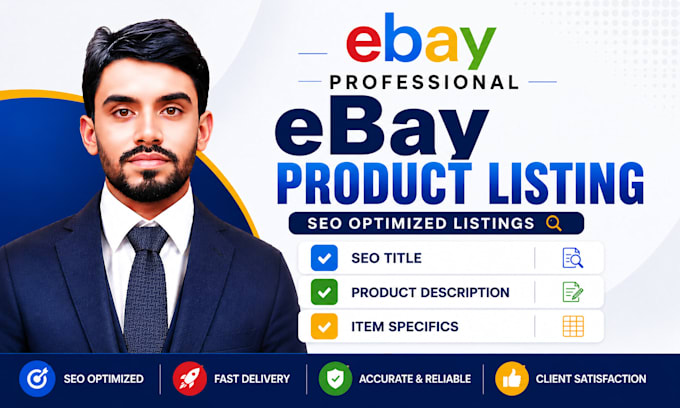 do SEO optimized ebay product listing and variation listing
