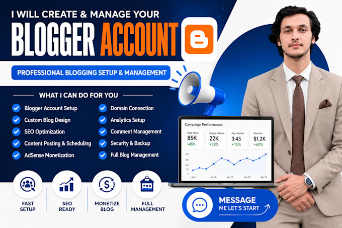 create and manage your blogger account