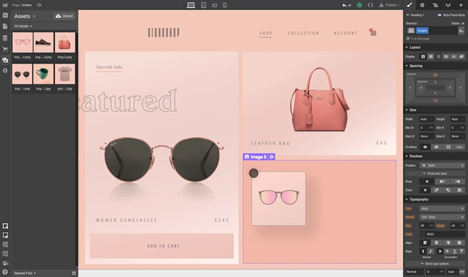 convert your webflow store to a shopify theme