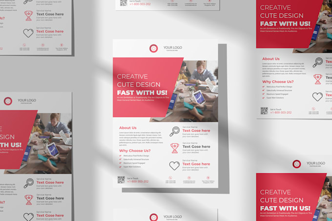 do business flyer, real estate flyer and event flyer design