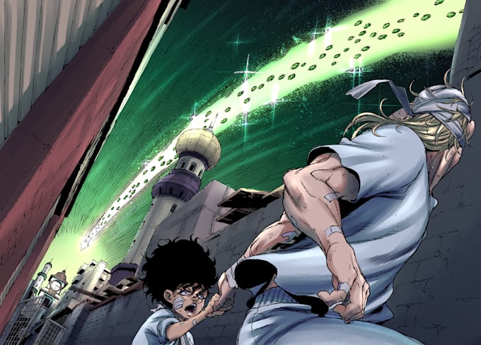 color your manga, comic or illustration