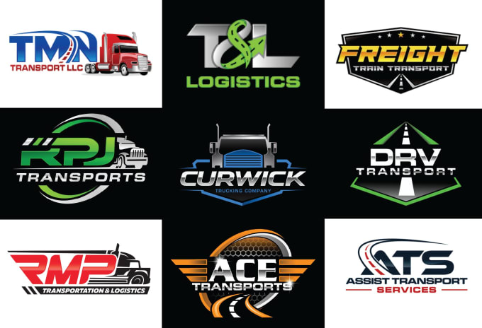 Design modern trucking transport logistics and towing truck logo by ...