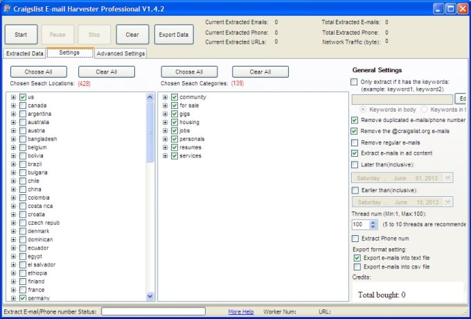 craigslist email harvester pro crack craigslist email harvester pro crack