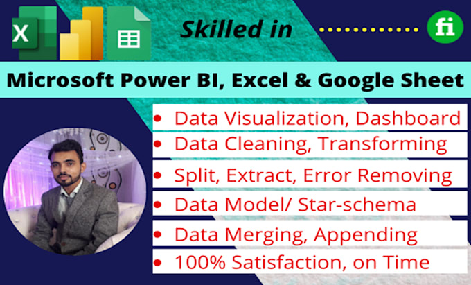 professionally do data entry, visualization, cleaning, starschema