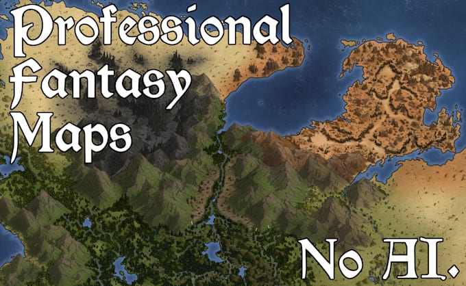 create a high quality detailed fantasy map for dnd and fiction