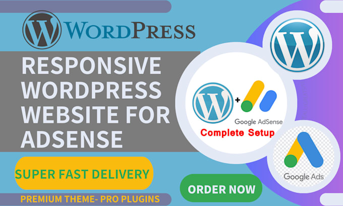 design google adsense approved niche website