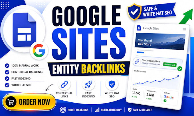 create google sites entity backlinks for SEO ranking
