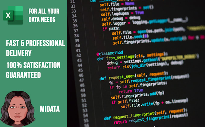 Clean or create visuals using your data in python by Midata | Fiverr