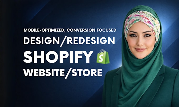 build, revamp, design, redesign shopify website or dropshipping shopify store