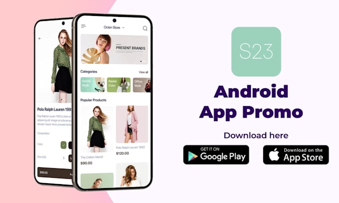 create android app promo animation video
