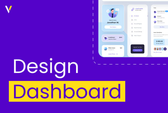 Do dashboard ui ux design for admin panel in figma by Vistadream9 | Fiverr