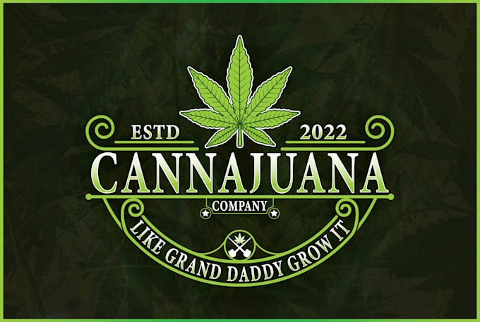 do cannabis marijuana or weed logo design